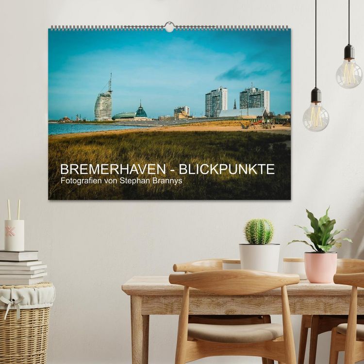 Produktbild: Bremerhaven - Blickpunkte (Wandkalender 2026 DIN A2 quer), CALVENDO Monatskalender