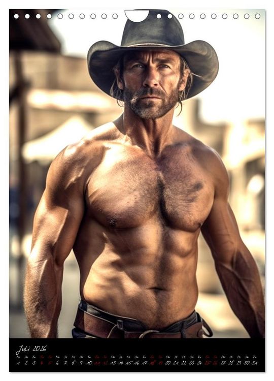 Produktbild: Starke Cowboys (Wandkalender 2026 DIN A4 hoch), CALVENDO Monatskalender