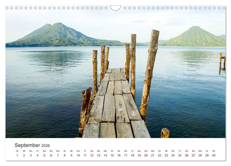 Produktbild: Kunterbuntes Guatemala (Wandkalender 2026 DIN A3 quer), CALVENDO Monatskalender