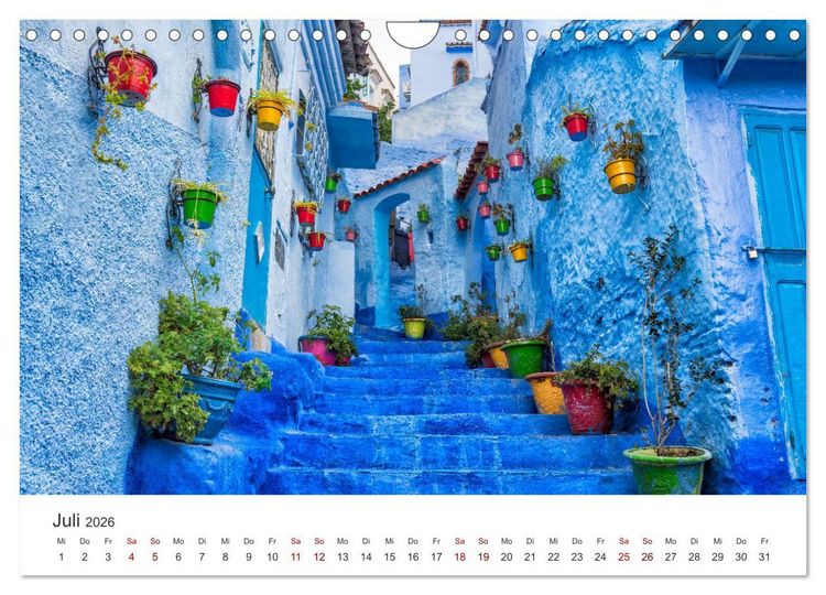 Produktbild: Marokko - Eine wunderbare Reise nach Nordafrika. (Wandkalender 2026 DIN A4 quer), CALVENDO Monatskalender