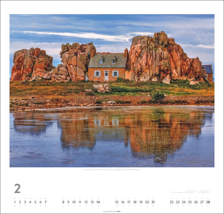 Produktbild: Bretagne Kalender 2027 - St&uuml;rmische Romantik