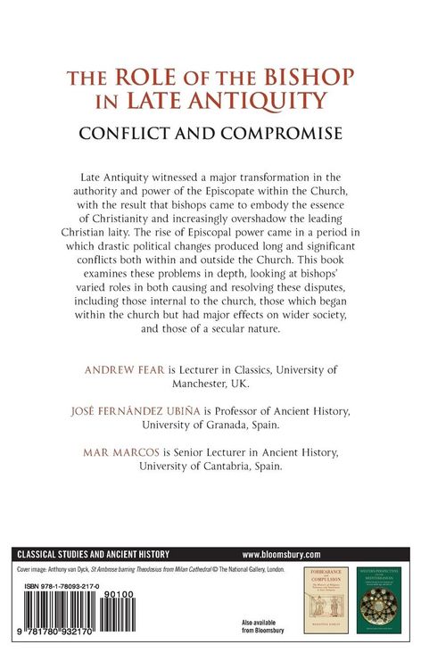 Produktbild: The Role of the Bishop in Late Antiquity