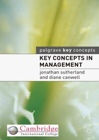 Produktbild: Key Concepts in Management
