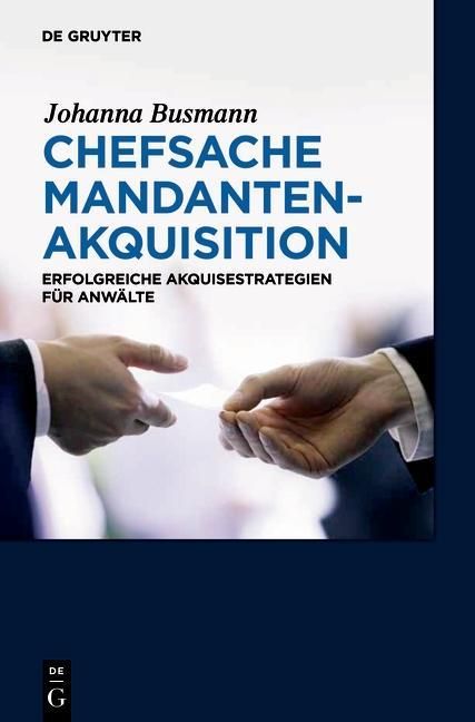 Produktbild: Chefsache Mandantenakquisition