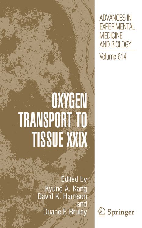 Produktbild: Oxygen Transport to Tissue XXIX