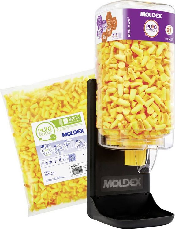 Produktbild: Moldex 769512 Mellows Starter PlugStation Geh&ouml;rschutzst&ouml;psel Spender 21 dB einweg 1St.