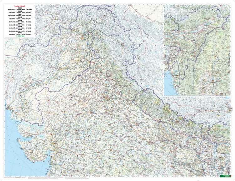 Produktbild: Indien - Nepal - Bangladesch - Bhutan - Sri Lanka
