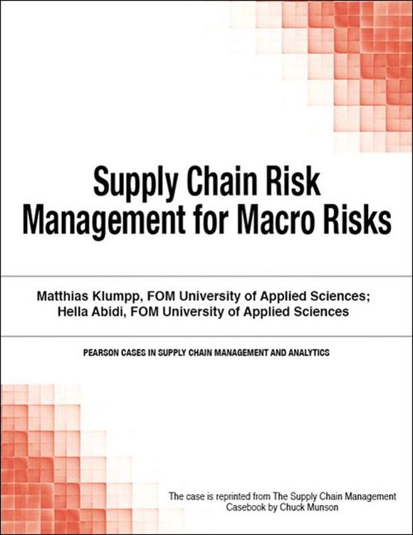 Produktbild: Supply Chain Risk Management for Macro Risks