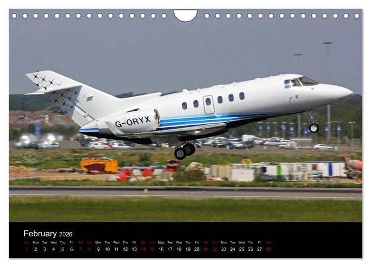 Produktbild: Bizjets (Wall Calendar 2026 DIN A4 landscape), CALVENDO 12 Month Wall Calendar