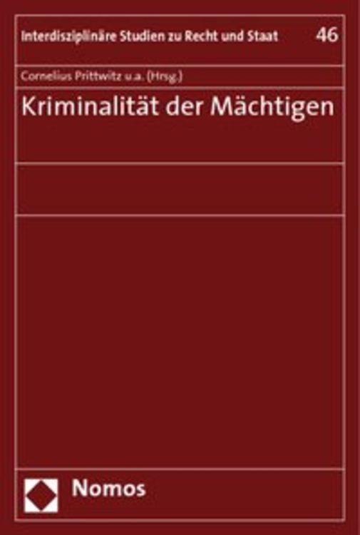 Produktbild: Kriminalit&auml;t der M&auml;chtigen