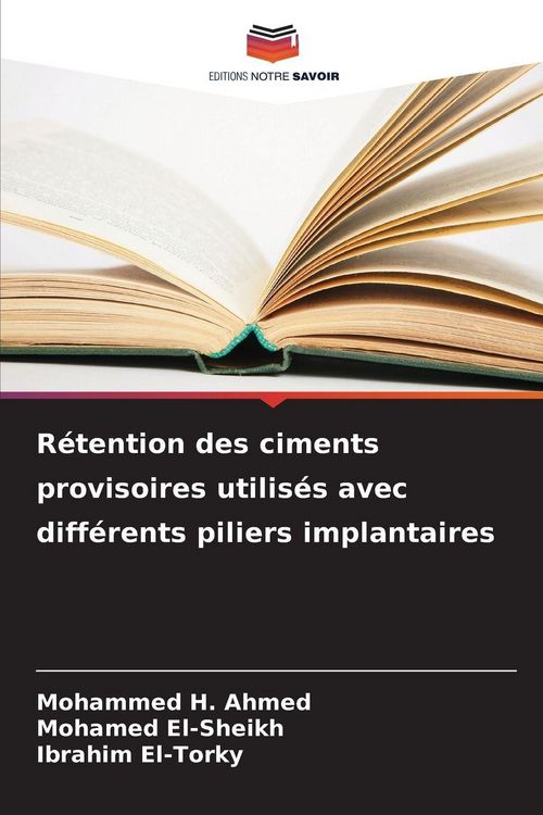Produktbild: R&eacute;tention des ciments provisoires utilis&eacute;s avec diff&eacute;rents piliers implantaires