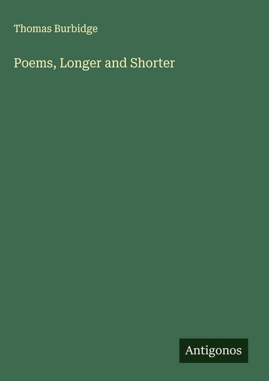 Produktbild: Poems, Longer and Shorter