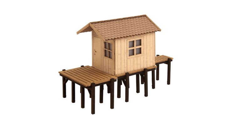 Produktbild: NOCH 14262 H0 L-C minis \"Fischerh&uuml;tte\" Bausatz