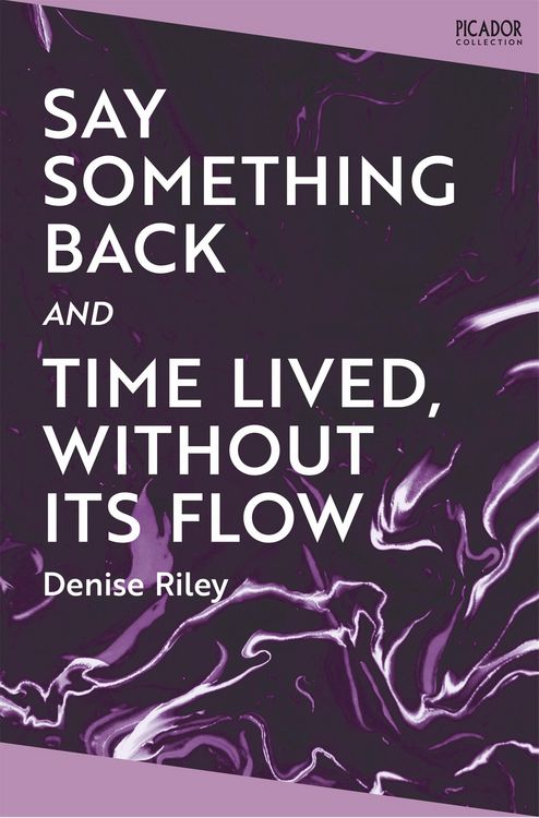 Produktbild: Say Something Back and Time Lived, Without Its Flow
