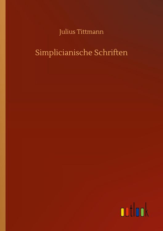 Produktbild: Simplicianische Schriften