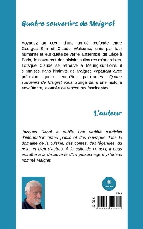 Produktbild: Jacques Sacr&eacute;: Quatre souvenirs de Maigret
