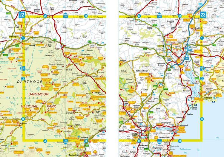 Produktbild: Devon, Cornwall and West Somerset Visitors' Atlas