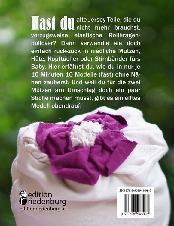 Produktbild: Babym&uuml;tzen selbstgemacht! 10 niedliche Modelle in je 10 Minuten, ganz einfach ohne N&auml;hen