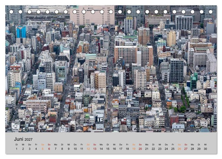 Produktbild: Tokio. Die faszinierende Metropole Japans (Tischkalender 2027 DIN A5 quer), CALVENDO Monatskalender