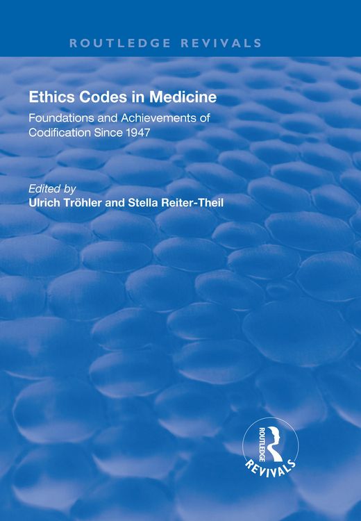Produktbild: Ethics Codes in Medicine