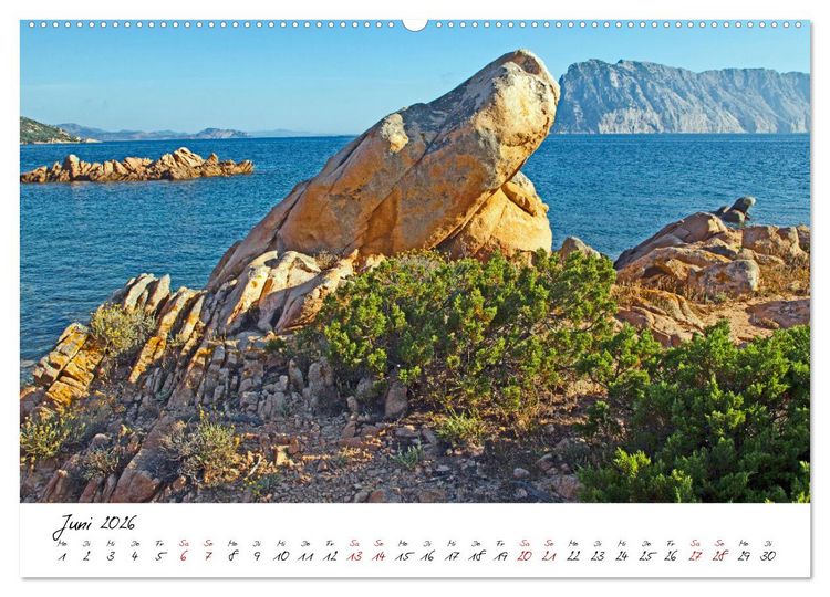 Produktbild: Sardinien - Die Sch&ouml;ne im Meer (Wandkalender 2026 DIN A2 quer), CALVENDO Monatskalender