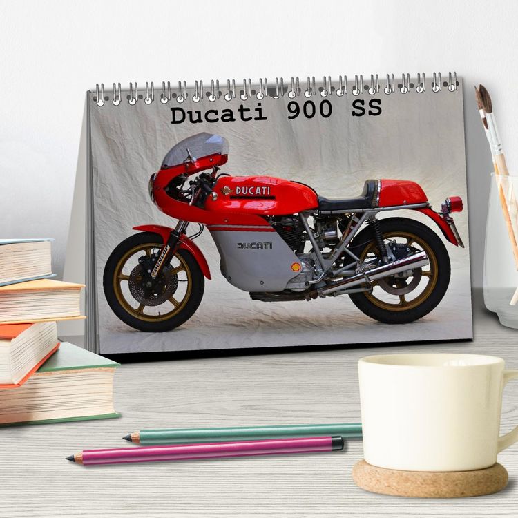 Produktbild: Ducati 900 SS (Tischkalender 2026 DIN A5 quer), CALVENDO Monatskalender