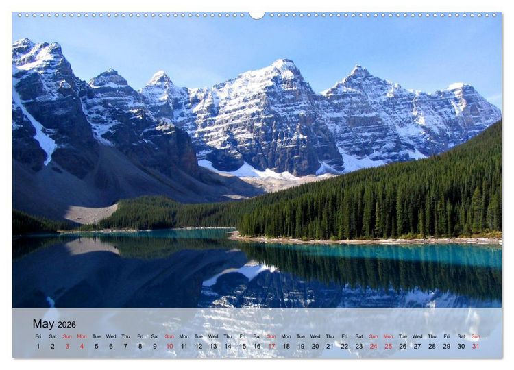 Produktbild: Canada Impressions (High Quality Premium Wall Calendar 2026 DIN A2 landscape),CALVENDO 12 Month Wall Calendar