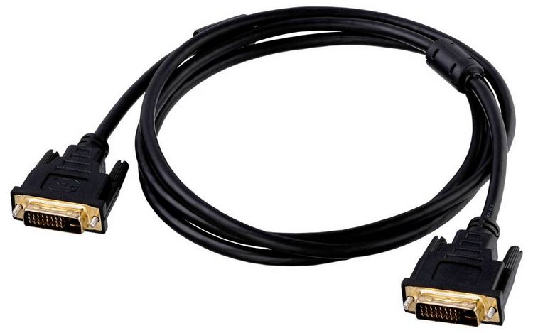 Produktbild: Akyga Anschlusskabel 1.8m Schwarz AK-AV-06 DVI-Kabel