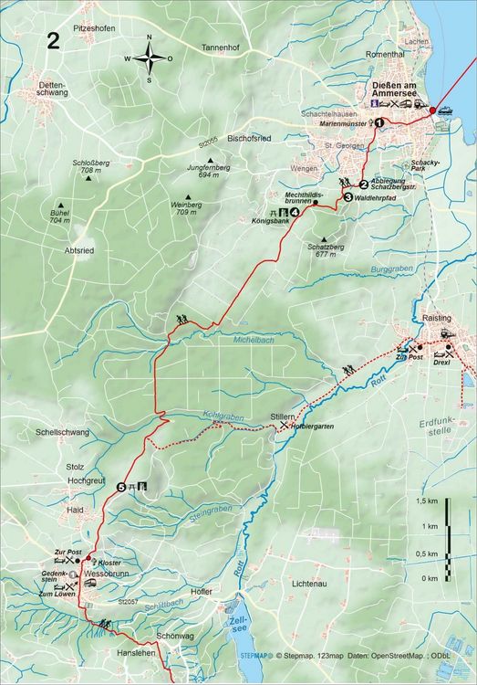 Produktbild: K&ouml;nig-Ludwig-Weg vom Starnberger See nach F&uuml;ssen
