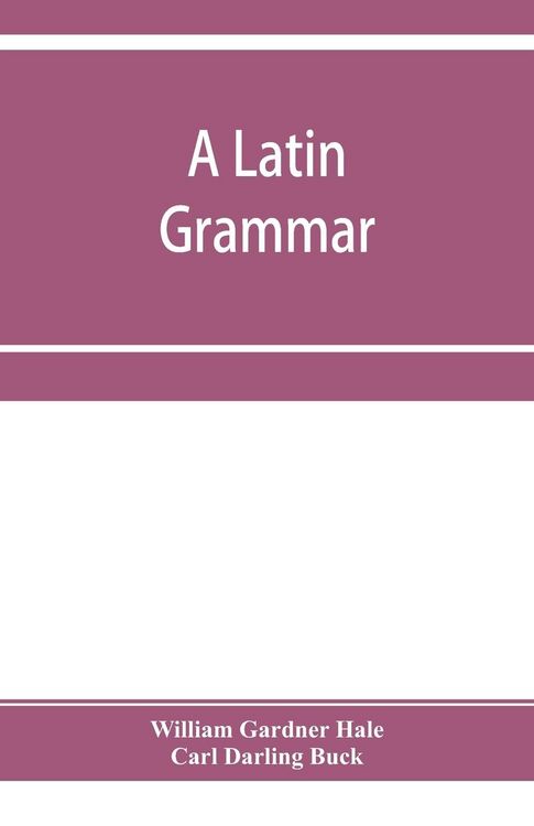 Produktbild: A Latin grammar