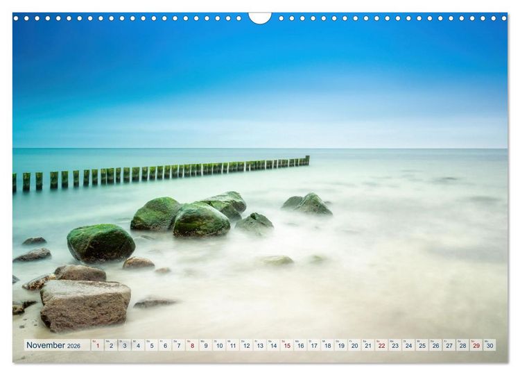 Produktbild: Farben der Ostsee (Wandkalender 2026 DIN A3 quer), CALVENDO Monatskalender
