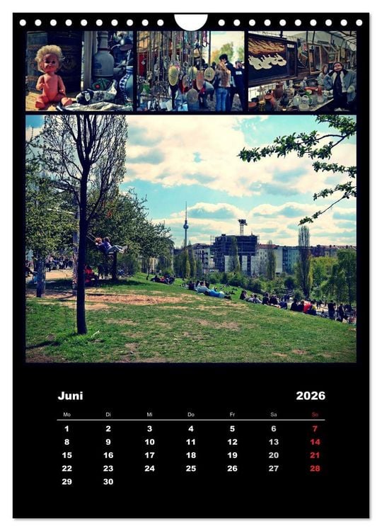 Produktbild: BERLIN / vertikal (Wandkalender 2026 DIN A4 hoch), CALVENDO Monatskalender