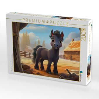 Produktbild: CALVENDO Puzzle Pony Black Max auf dem Ponyhof | 2000 Teile Lege-Gr&ouml;&szlig;e 90x67cm Foto-Puzzle f&uuml;r gl&uuml;ckliche Stunden