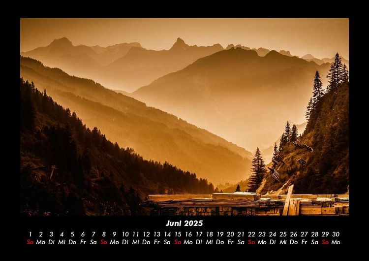 Produktbild: Landschaftskalender 2025 Fotokalender DIN A3