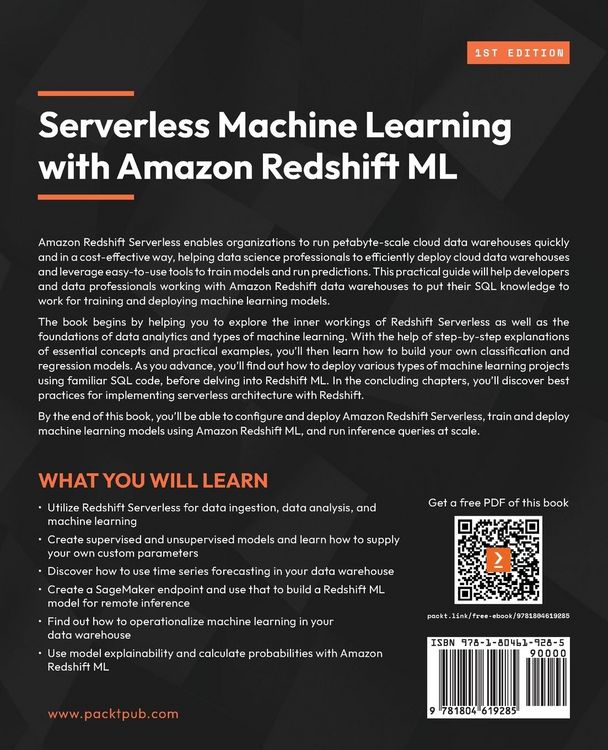 Produktbild: Serverless Machine Learning with Amazon Redshift ML