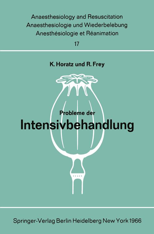 Produktbild: Probleme der Intensivbehandlung