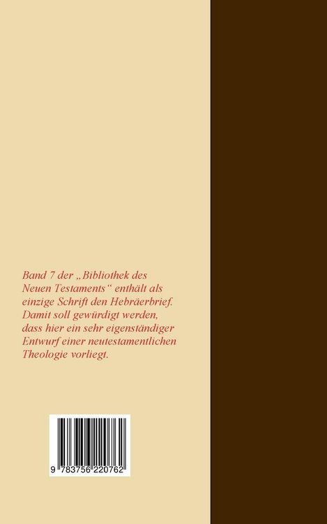 Produktbild: Der Hebr&auml;erbrief