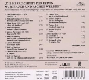 Produktbild: "Die Herrlichkeit der Erden muss Rauch und Aschen werden", 1 Audio-CD