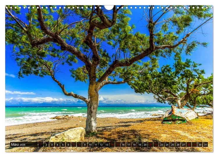 Produktbild: Idyllisches Rhodos (Wandkalender 2026 DIN A3 quer), CALVENDO Monatskalender