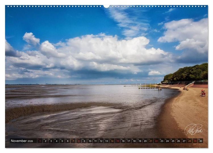 Produktbild: Friesland - Nordseebad Dangast / CH-Version (Wandkalender 2026 DIN A2 quer), CALVENDO Monatskalender