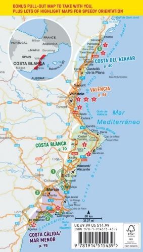 Produktbild: Costa Blanca Marco Polo Pocket Travel Guide - with pull out map