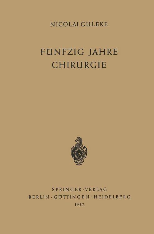Produktbild: F&uuml;nfzig Jahre Chirurgie