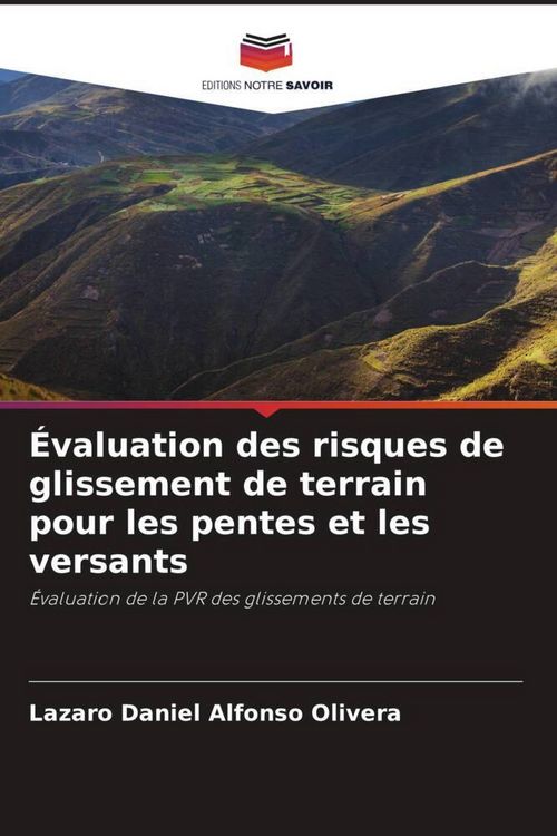 Produktbild: &Eacute;valuation des risques de glissement de terrain pour les pentes et les versants