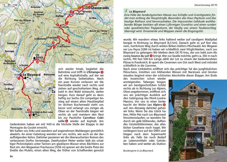 Produktbild: ROTHER Wanderf&uuml;hrer Cevennen: Stevensonweg GR 70