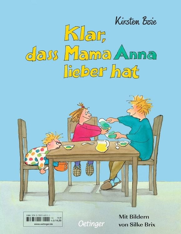 Produktbild: Klar, dass Mama Ole lieber hat / Klar, dass Mama Anna lieber hat