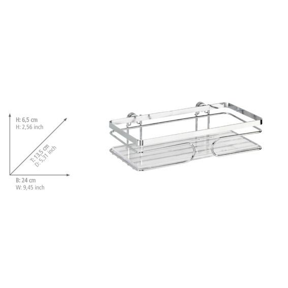 Produktbild: Wandablage Premium Edelstahl, rostfrei