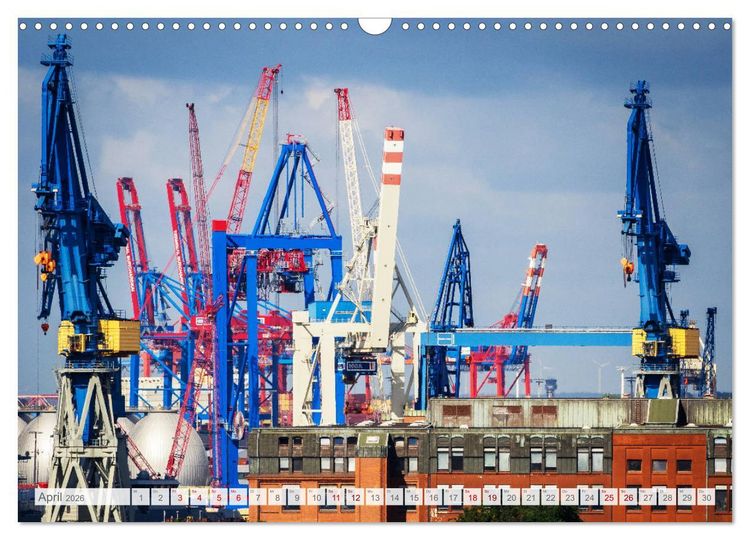 Produktbild: Hamburg. HafenCity, Kontorhausviertel und Speicherstadt. (Wandkalender 2026 DIN A3 quer), CALVENDO Monatskalender