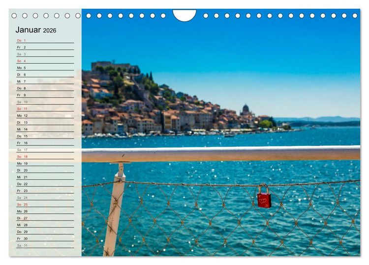 Produktbild: Dalmatien - Sonne, Strand und mehr (Wandkalender 2026 DIN A4 quer), CALVENDO Monatskalender