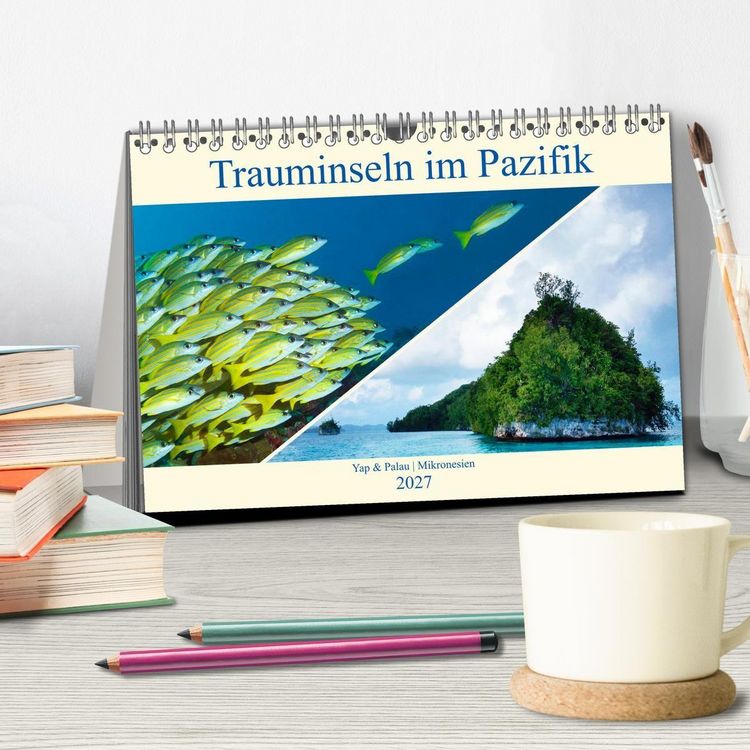 Produktbild: Mikronesien: Yap und Palau (Tischkalender 2027 DIN A5 quer), CALVENDO Monatskalender