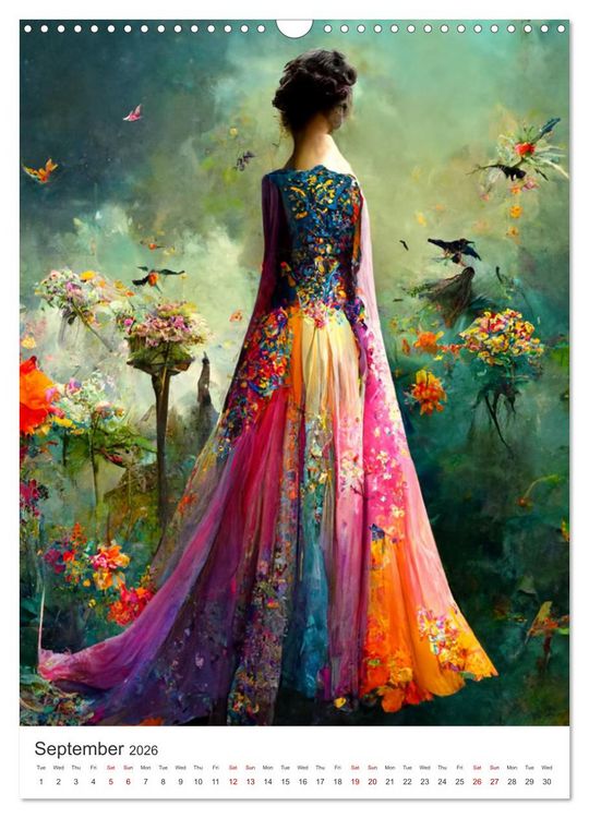 Produktbild: The Princess Garden (Wall Calendar 2026 DIN A3 portrait), CALVENDO 12 Month Wall Calendar